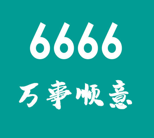 东明尾号6666吉祥号
